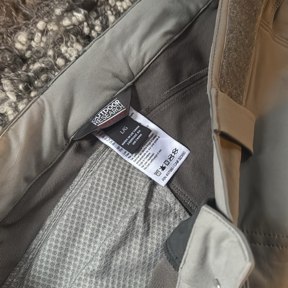 Outdoor Research cirque stretch ski snow pants pewter Back Country NEW NWT Large - Picture 5 of 15